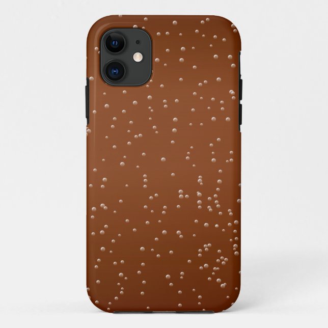 Root Beer with Tiny Bubbles Background Art Case-Mate iPhone Case (Back)