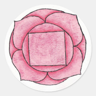 Root Chakra Classic Round Sticker