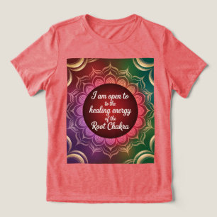 Root Chakra Healing T-Shirt Tri-Blend Shirt