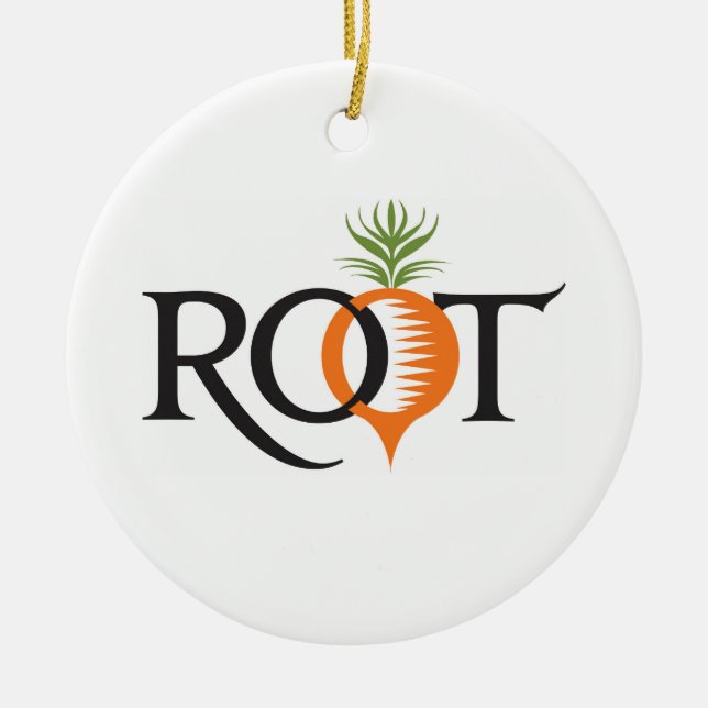 Root Holiday Ornament (Front)