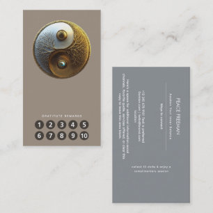 Root of Harmony Yin Yang Design Business Card
