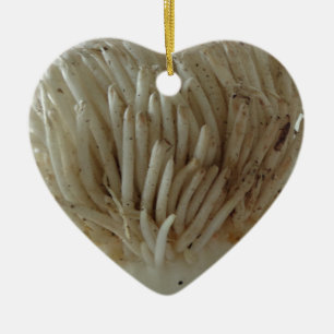Root of Leek, Vegetables, Healthy Raw White Food Ceramic Tree Decoration