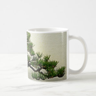 Root Over Rock Pine Bonsai Tree Coffee Mug