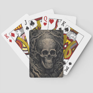Root Skull Playing Cards