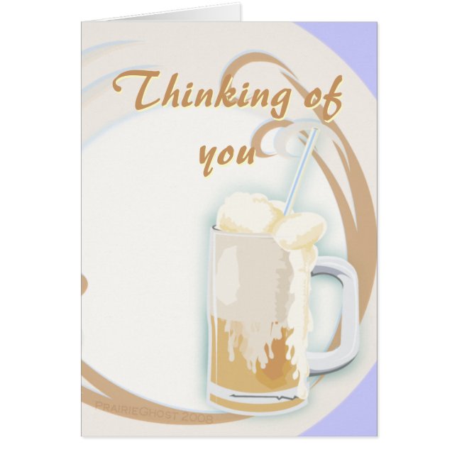 Rootbeer Float Card (Front)
