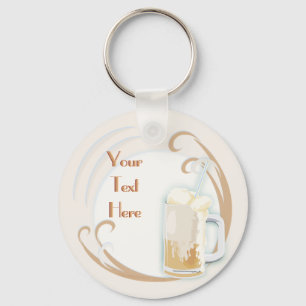 Rootbeer Float Keychain
