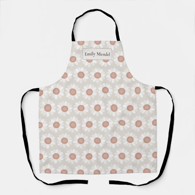 Rooted & Blooming – Misty Mauve Garden Chamomile  Apron (Front)