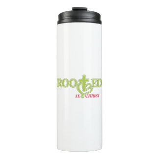 Rooted in Christ Bible Verse Tumbler