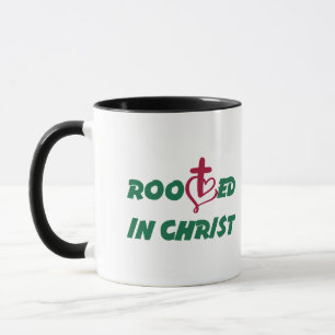 Rooted in Christ. Christian Easter celebrations Mug