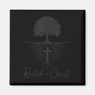Rooted In Christ Christian Kids Mens God Son Broth Magnet