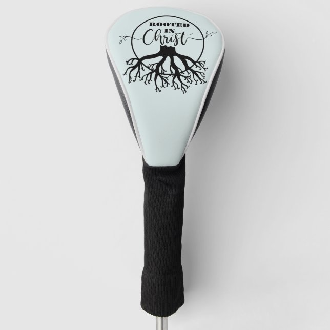 Rooted in Christ Golf Head Cover (Front)
