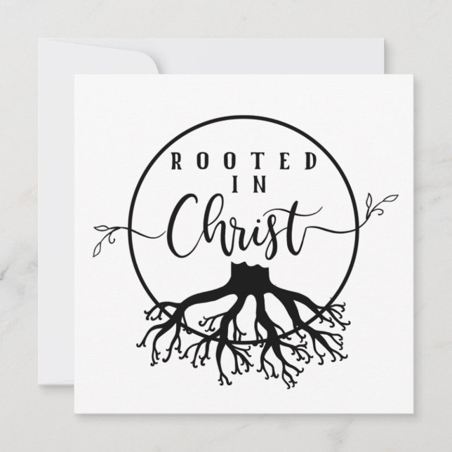 Rooted in Christ Holiday Card (Front)