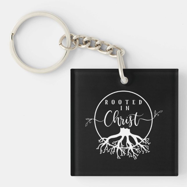 Rooted in Christ Key Ring (Front)