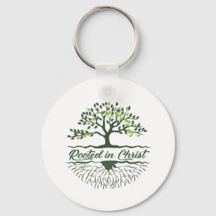 Rooted In Christ Key Ring