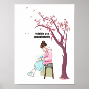 Rooted in Effort, Reaching for Success Poster