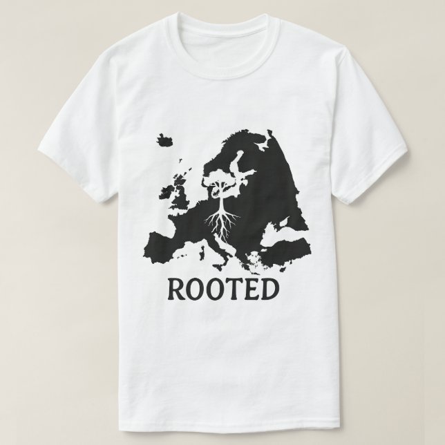 Rooted in Europe T-Shirt (Design Front)