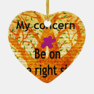 Rooted in Righteousness Baobab Vintage Perspective Ceramic Tree Decoration