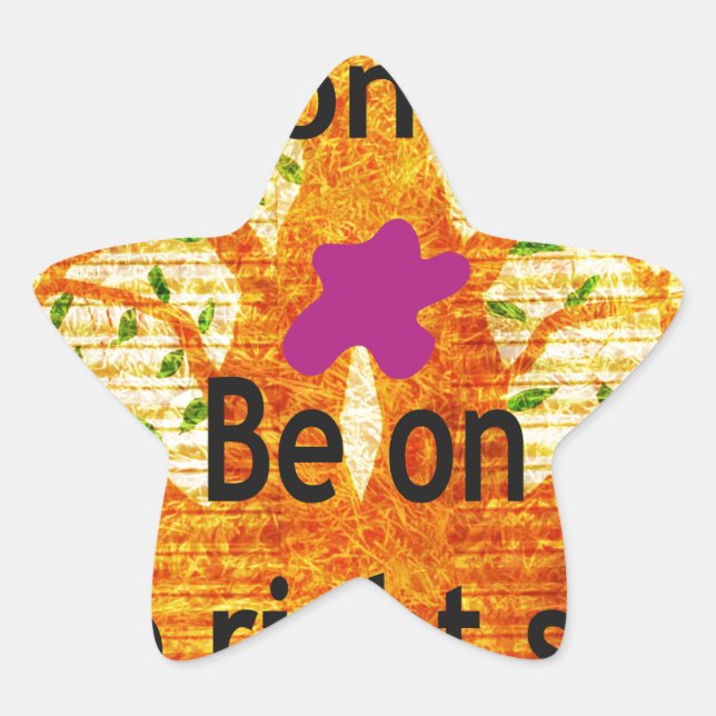 Rooted in Righteousness Baobab Vintage Perspective Star Sticker (Front)