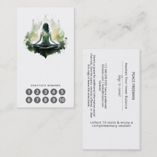 Rooted light Sacred Feminine Meditation Business Card