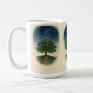 Rooted & Rising Family Tree Constellation Coffee Mug
