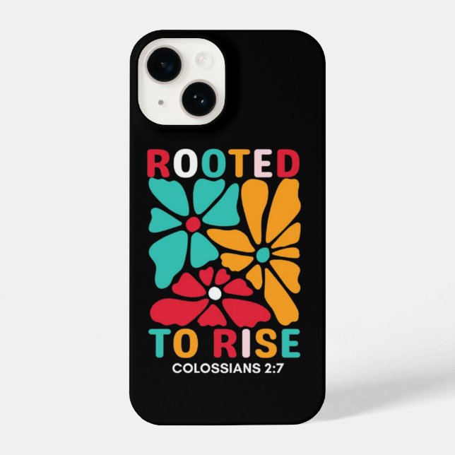 Rooted to Rise iPhone Case (Back)