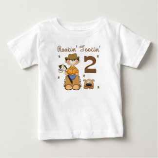Rootin' Tootin' 2 Year Old Cowboy T-shirt