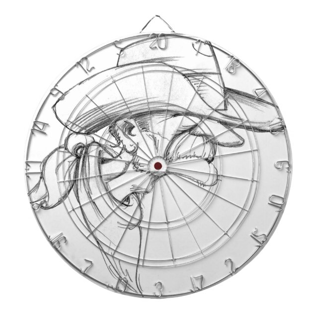 Rootin Tootin Prospector Dartboard (Front)