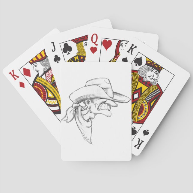 Rootin Tootin Prospector Playing Cards (Back)