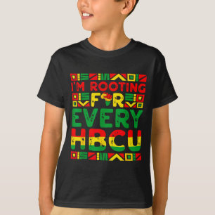 Rooting for every hbcu grad historically black T-Shirt