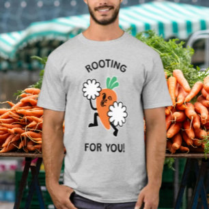 Rooting For You – Carrot Cheerleader T-Shirt