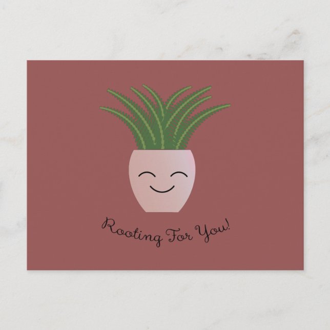 Rooting For You Fern Postcard (Front)