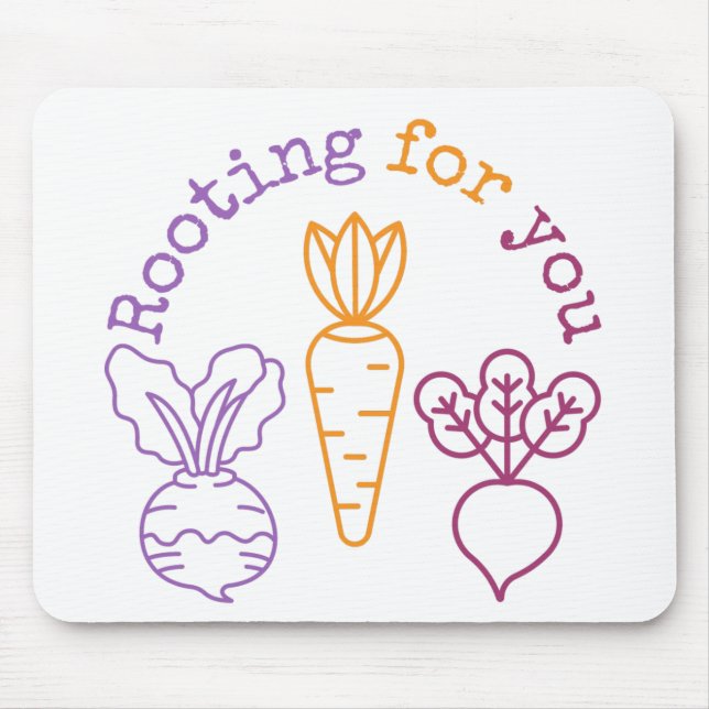 Rooting for you  mouse mat (Front)