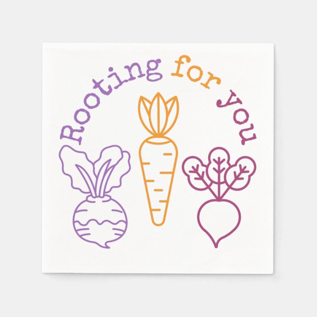 Rooting for you   napkin (Front)