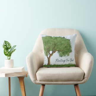 Rooting For You Pillow for Chronic Illness Support