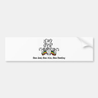 Roots Lion Bumper Sticker