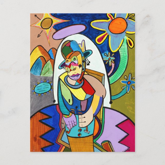 "Roots Living" by Ruchell Alexander Postcard (Front)