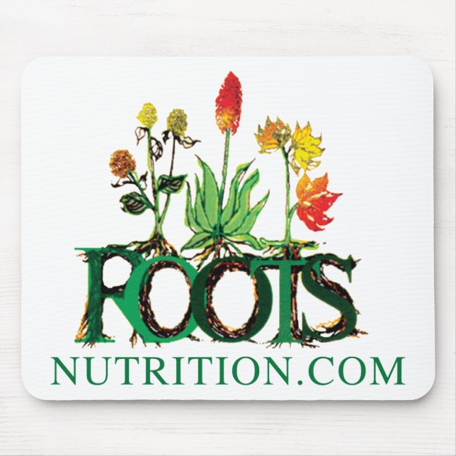 Roots Nutrition "Dot Com" Clothing Mouse Mat (Front)