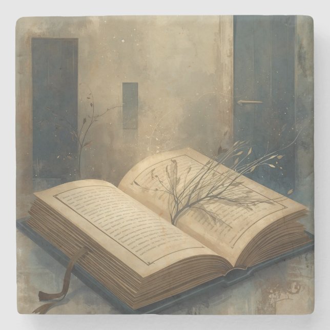 Roots of a Story Untold Stone Coaster (Front)