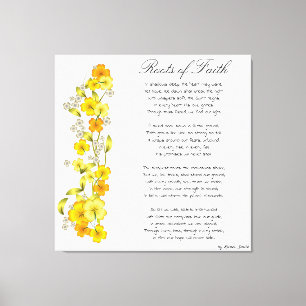 Roots of Faith Canvas Print