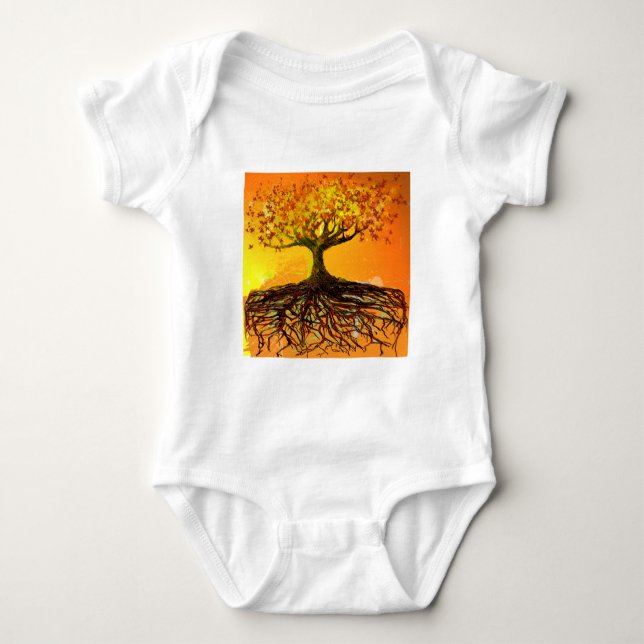 Roots of Love Baby Bodysuit (Front)