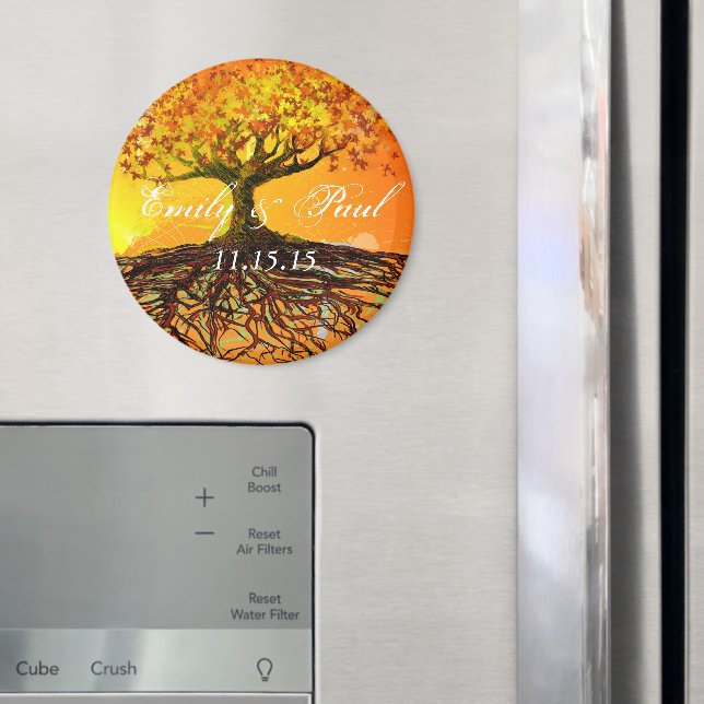 Roots of Love Save the Date Magnets (In Situ (Fridge))