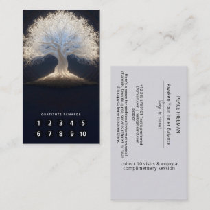 Roots of Starlight Luminous Tree of Life Business Card