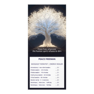 Roots of Starlight   Luminous Tree of Life Rack Card