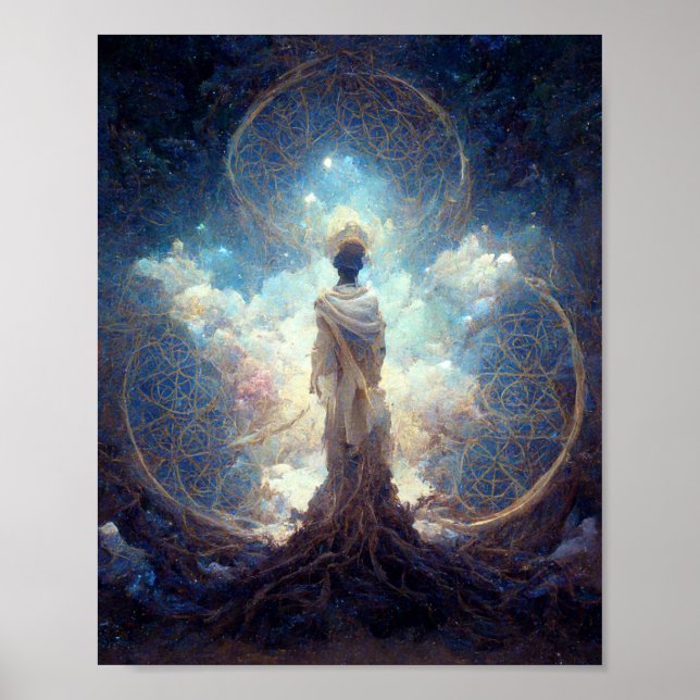 Roots of the Universe Fantasy Art Poster (Front)