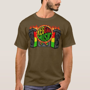 Roots Reggae Music Rasta  T-Shirt