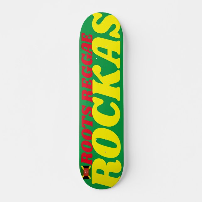 ROOTS REGGAE ROCKERS  JMT 7 3/4" Skateboard Deck (Front)