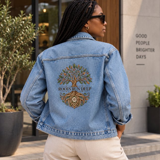 Roots Run Deep Denim Jacket (Creator Uploaded)