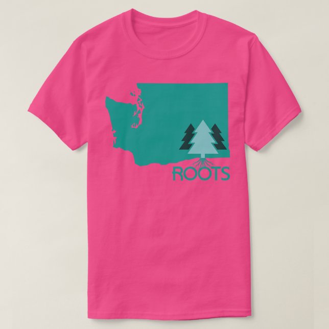 Roots Washington State Modern T-Shirt (Design Front)