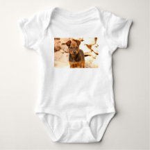 ropa de bebé con imágenes de perro