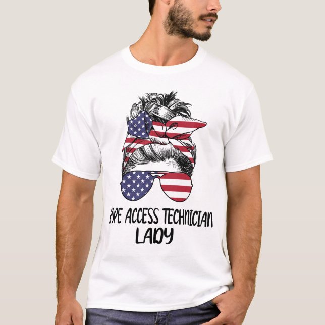 Rope Access Technician Lady T-Shirt (Front)